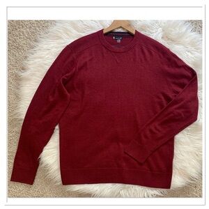 Smartwool Sparwood Crew Sweater Red Size Large